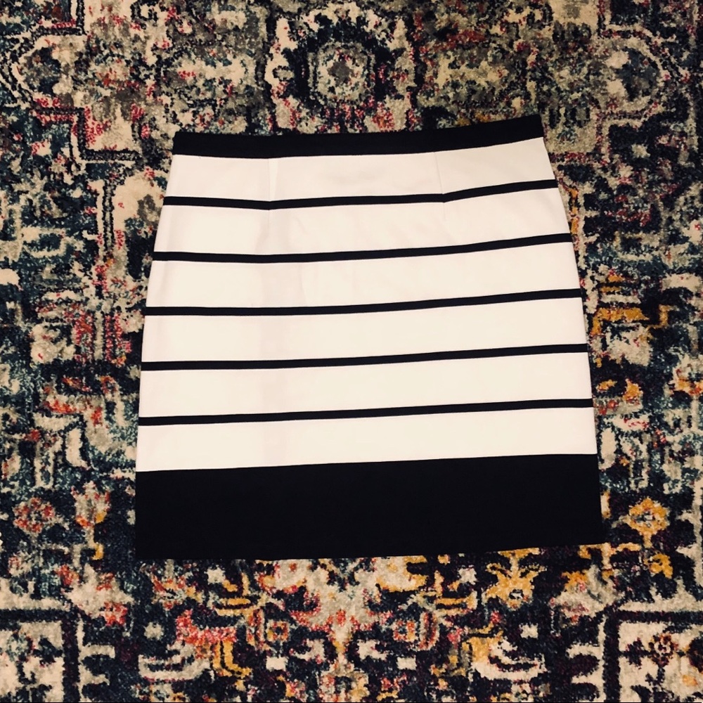 C. Wonder White and Blue Striped Skirt - Picture 4 of 5